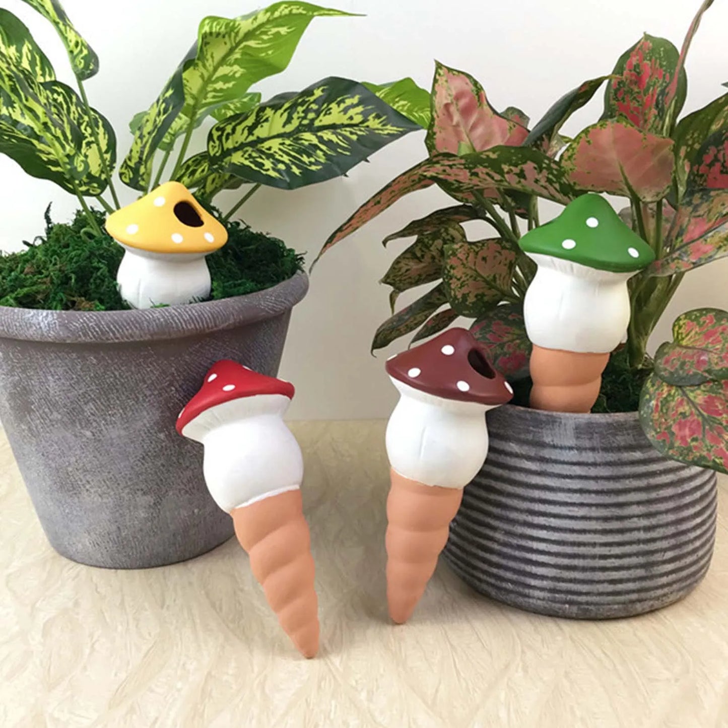 4pcs Colored mushroom (SMILEDRIP)