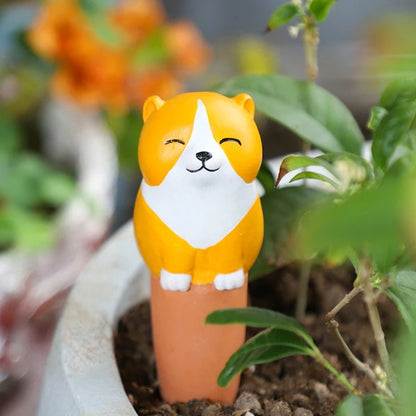 4pcs/set , cute animals , Terracotta (SMILEDRIP)