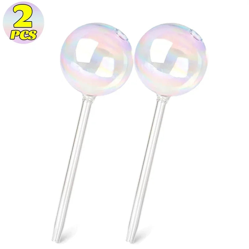 4/2 PCS Glass Globe  Bulb Color (SMILEDRIP)