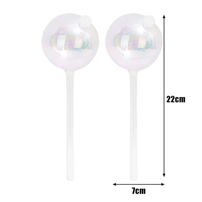 4/2 PCS Glass Globe  Bulb Color (SMILEDRIP)