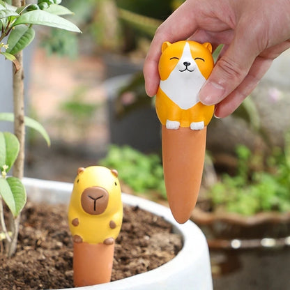 4pcs/set , cute animals , Terracotta (SMILEDRIP)