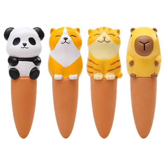 4pcs/set , cute animals , Terracotta (SMILEDRIP)