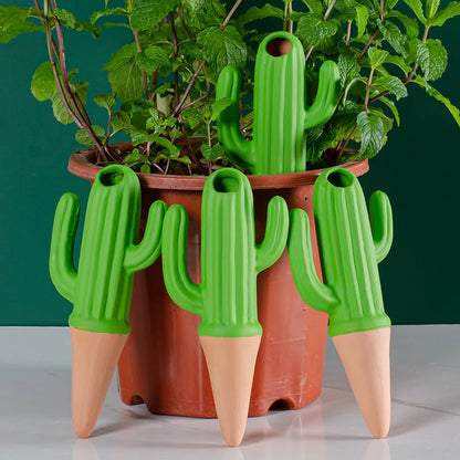 4PCS  Stakes Cactus Shape (SMILEDRIP)