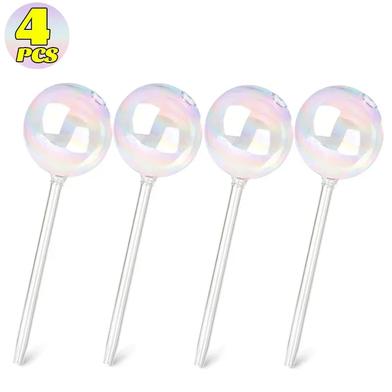 4/2 PCS Glass Globe  Bulb Color (SMILEDRIP)