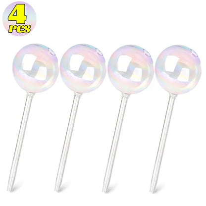 4/2 PCS Glass Globe  Bulb Color (SMILEDRIP)