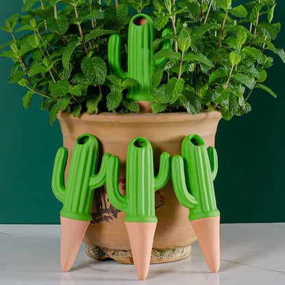 4PCS  Stakes Cactus Shape (SMILEDRIP)
