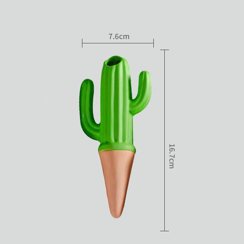 4PCS  Stakes Cactus Shape (SMILEDRIP)