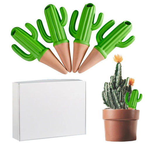 4PCS  Stakes Cactus Shape (SMILEDRIP)