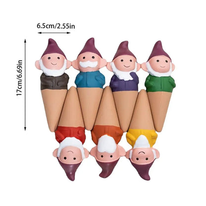 7pcs Gnomes Plant Watering Stakes (SMILEDRIP)