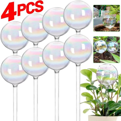 4/2 PCS Glass Globe  Bulb Color (SMILEDRIP)