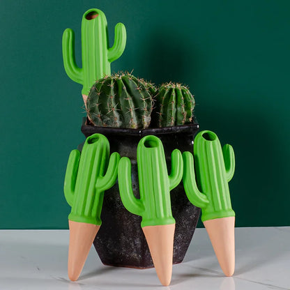 4PCS  Stakes Cactus Shape (SMILEDRIP)