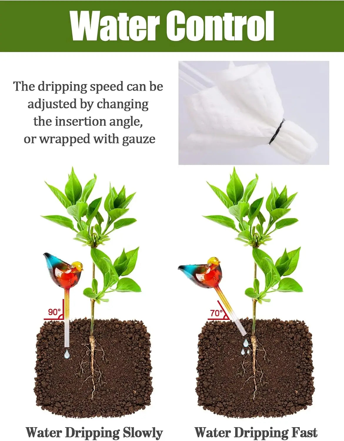 3 Bird-Shaped Glass (SMILEDRIP)